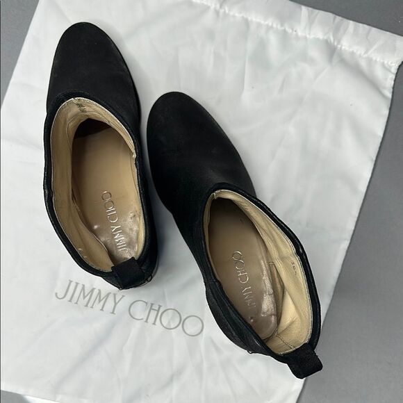 Authentic Jimmy Choo Ankle Booties | Black Suede | EU 38.5 | (1526) - Picture 5 of 16